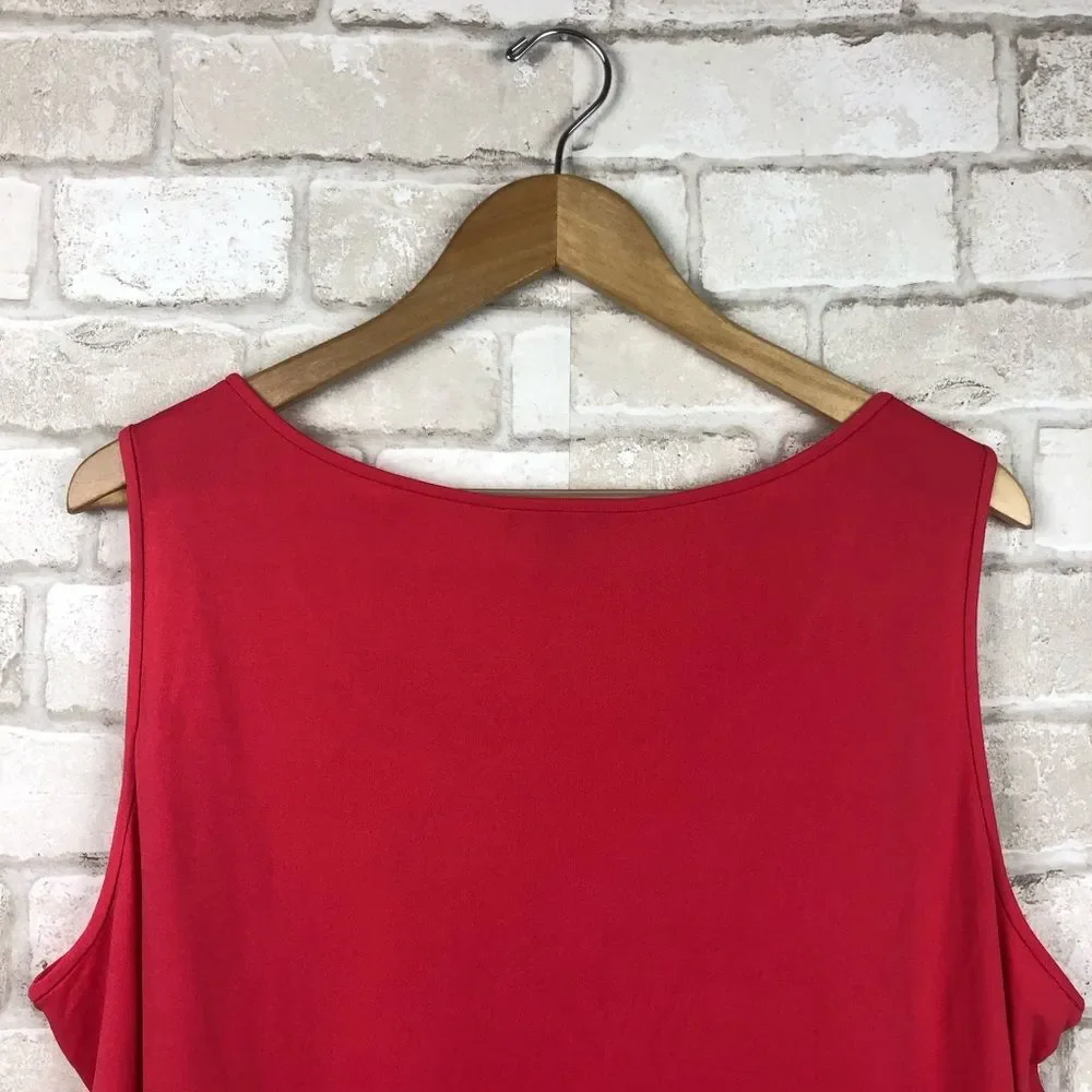 Eileen Fisher 100% Silk Sleeveless Blouse Size 1X - Picture 5 of 7
